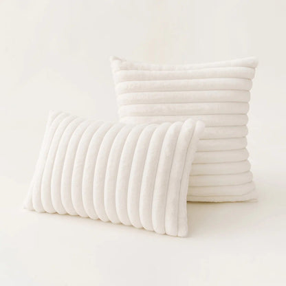Soft Plush Pillowcases and Pillows Set