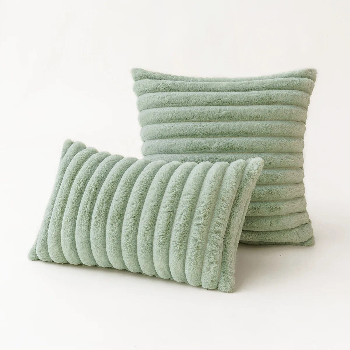 Soft Plush Pillowcases and Pillows Set