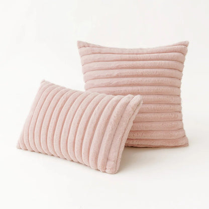 Soft Plush Pillowcases and Pillows Set