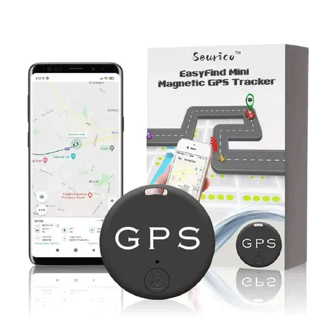 Compact Magnetic GPS Tracker Device - Fesara