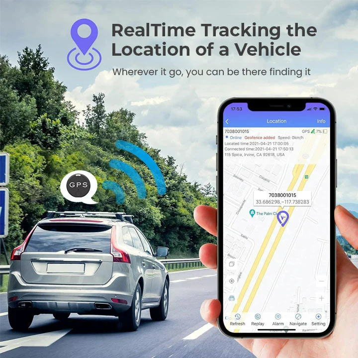Compact Magnetic GPS Tracker Device