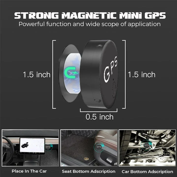 Compact Magnetic GPS Tracker Device