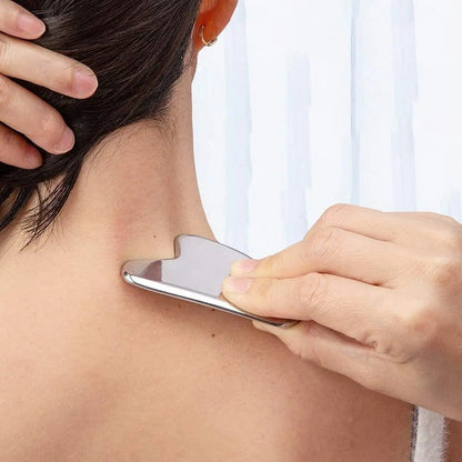 Relaxing Face Massage Stainless Steel Gua Sha Tool