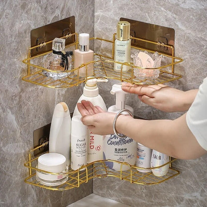 Compact Corner Bathroom Storage Unit