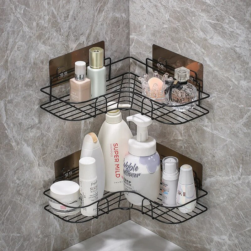Compact Corner Bathroom Storage Unit