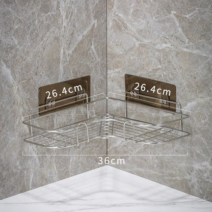 Compact Corner Bathroom Storage Unit