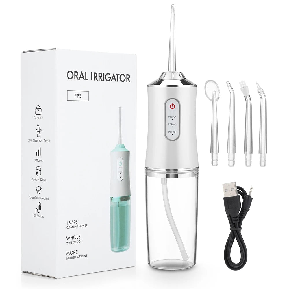 AquaFloss Water Flosser for Healthy Teeth - Fesara
