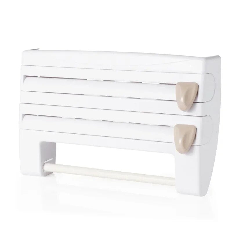 Compact Wrap Dispenser for Kitchen Roll and Foil
