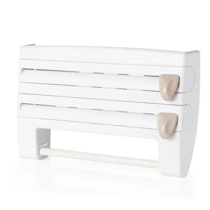 Compact Wrap Dispenser for Kitchen Roll and Foil