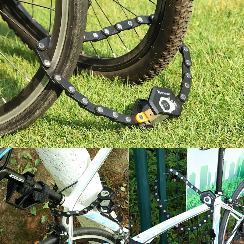 Easy Bike Lock with Secure Folding Mechanism