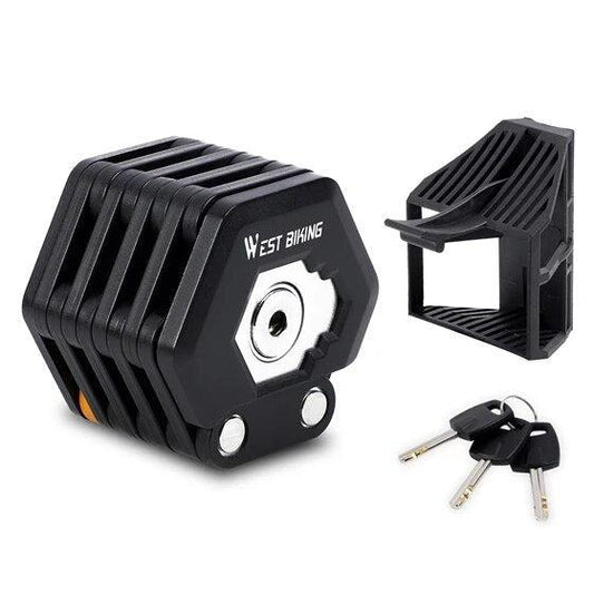 Easy Bike Lock with Secure Folding Mechanism - Fesara