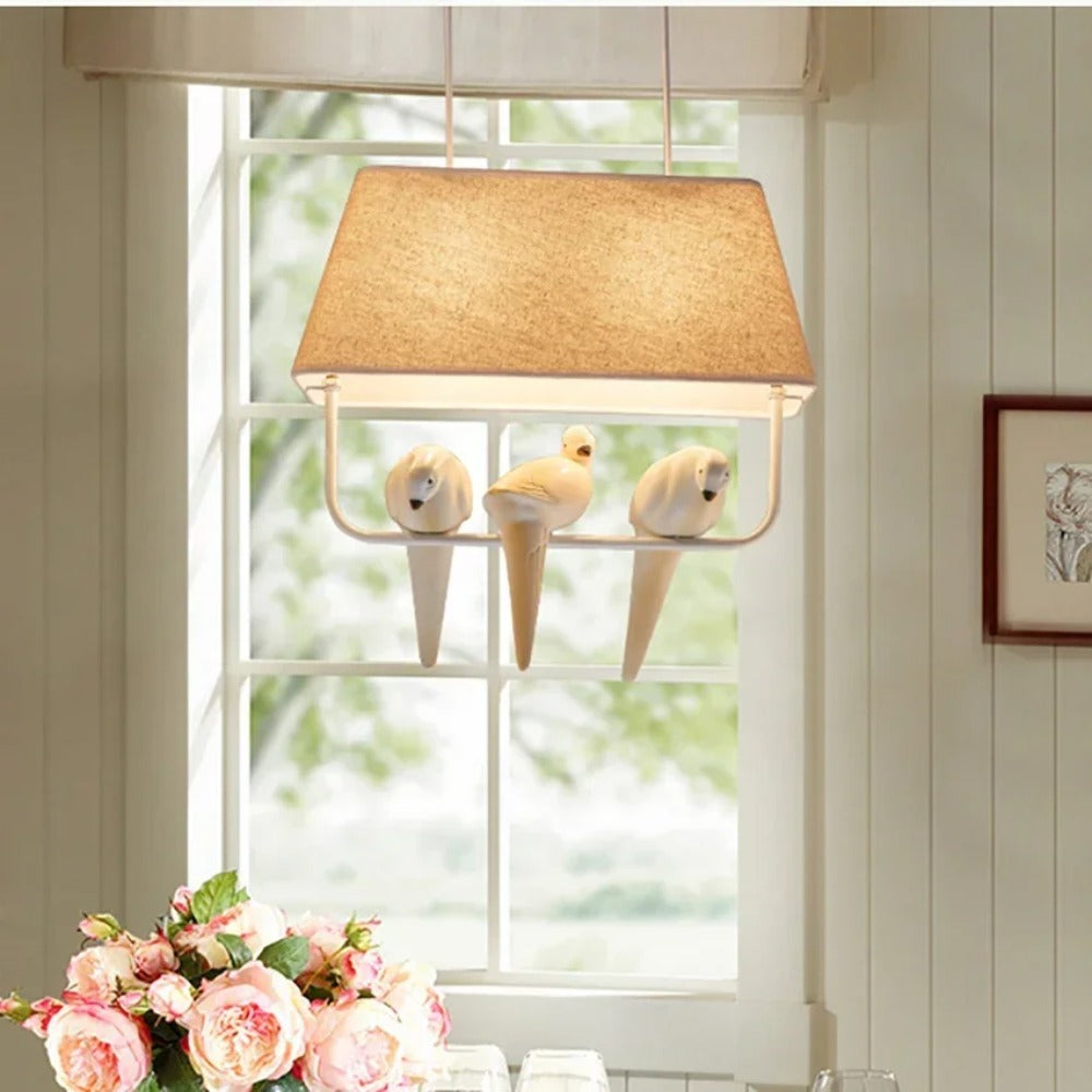 Unique Birdcage Style Pendant Light Fixture