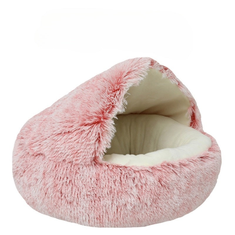 Variant image for CozyPaws - 2-in-1 Round Cat Bed & Winter Sleeping Bag for Ultimate Comfort-10
