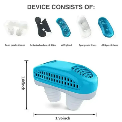 Silent Sleep Anti Snore Clip with Air Purifier