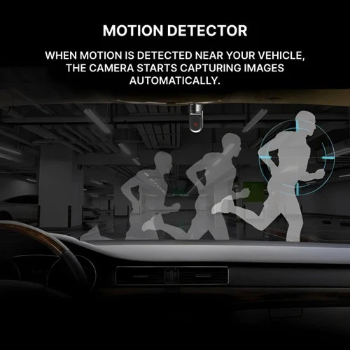 Compact Car Dashboard Camera with Night Vision