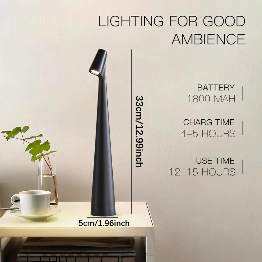 Adjustable LED Reading Lamp with 3 Color Modes