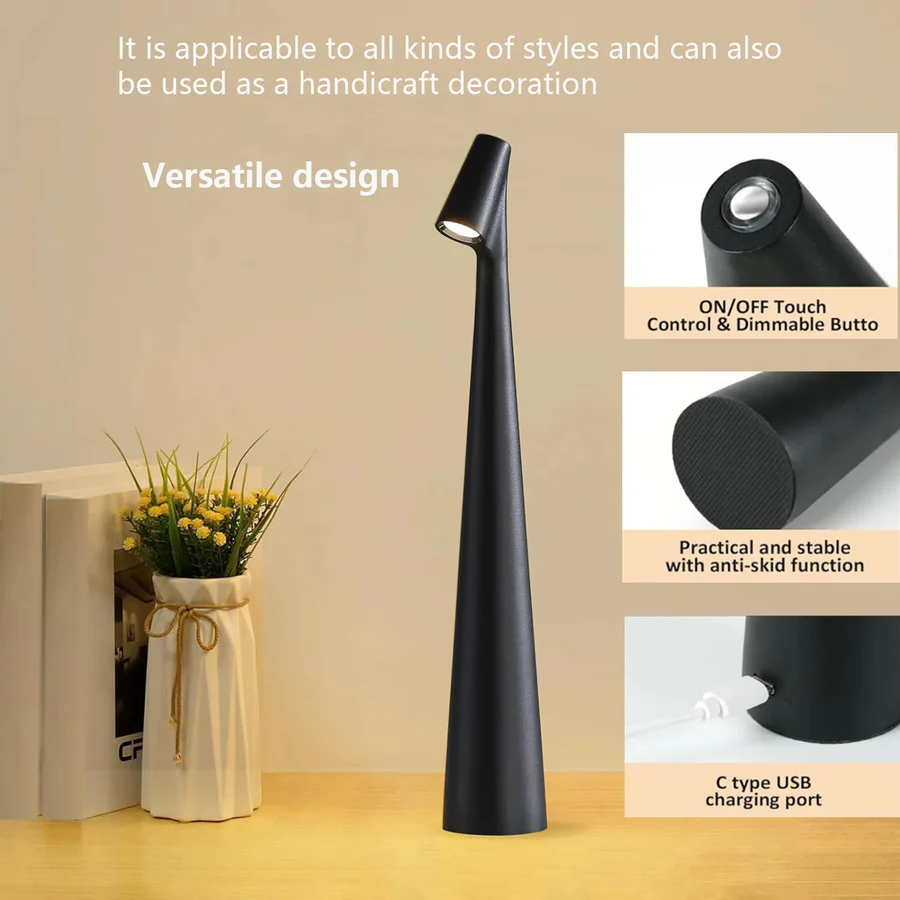 Adjustable LED Reading Lamp with 3 Color Modes