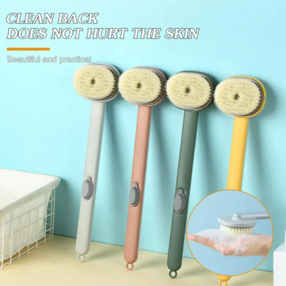 Exfoliating Back Scrubber with Long Handle for Shower