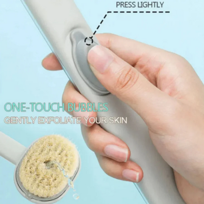 Exfoliating Back Scrubber with Long Handle for Shower