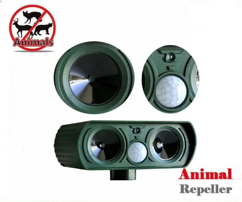 Outdoor Solar Animal Repeller Ultrasonic Device