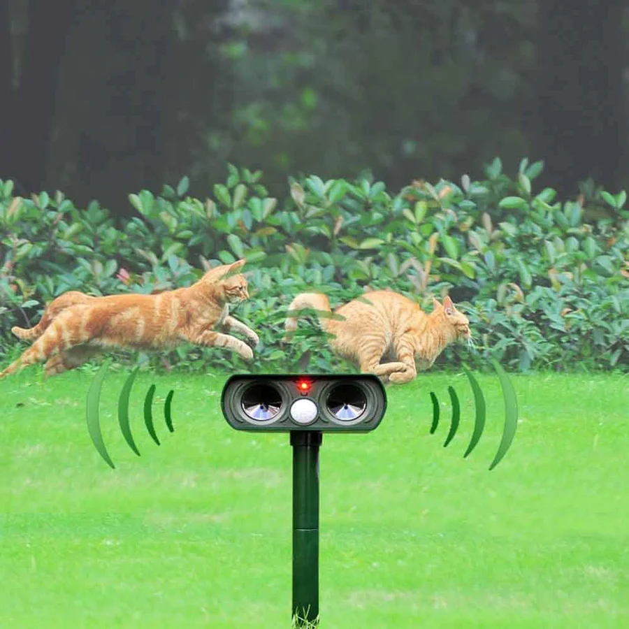 Outdoor Solar Animal Repeller Ultrasonic Device