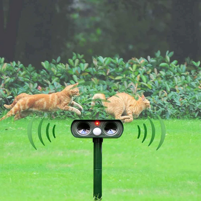 Outdoor Solar Animal Repeller Ultrasonic Device