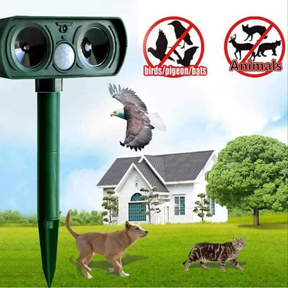 Outdoor Solar Animal Repeller Ultrasonic Device
