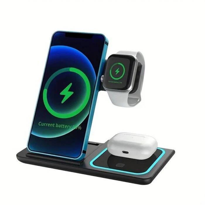 Fast 3 in 1 Wireless Charging Pad for iPhone - Fesara