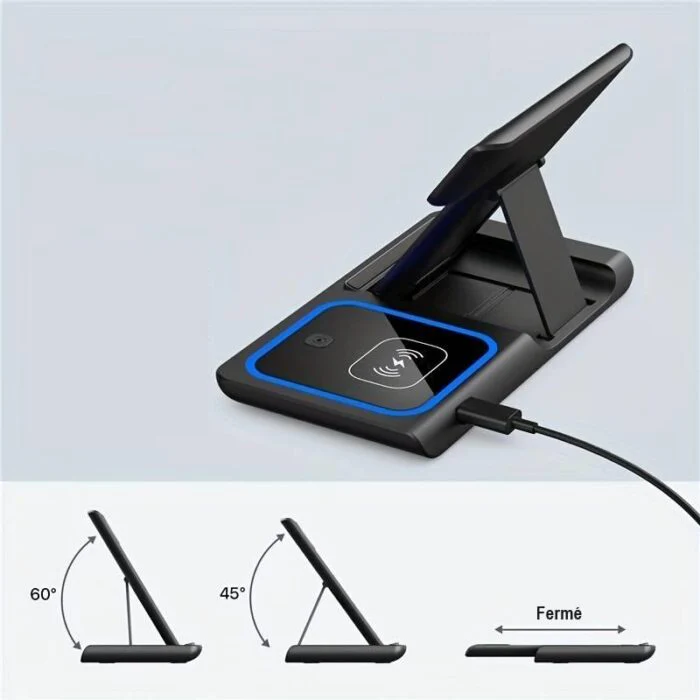 Fast 3 in 1 Wireless Charging Pad for iPhone
