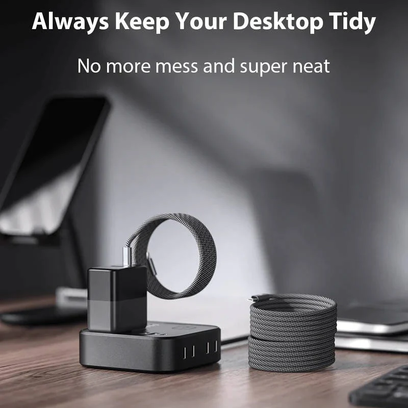 Strong Magnetic Quick Charge Cable Organizer