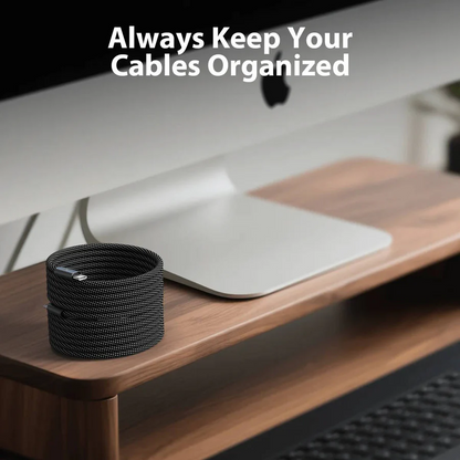 Strong Magnetic Quick Charge Cable Organizer