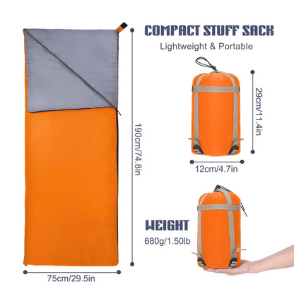 Warm Weather Adult Outdoor Sleeping Bag
