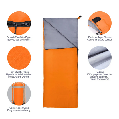 Warm Weather Adult Outdoor Sleeping Bag