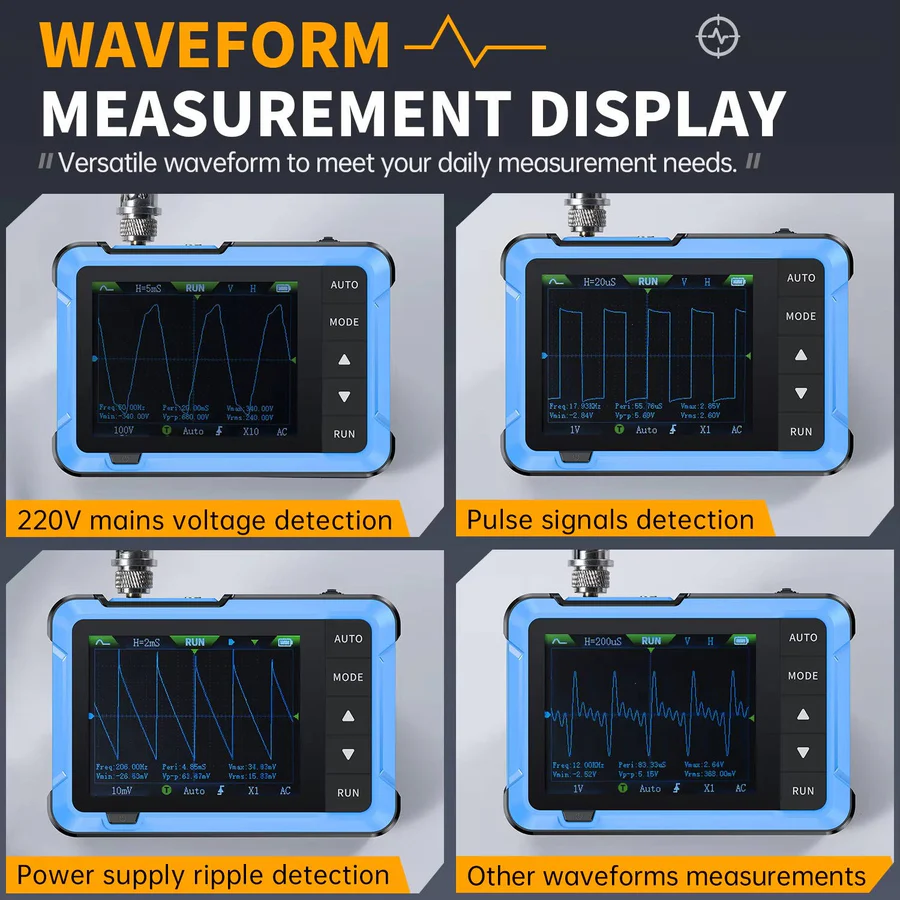 Compact Handheld Oscilloscope for DIY Electronics
