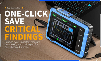 Compact Handheld Oscilloscope for DIY Electronics