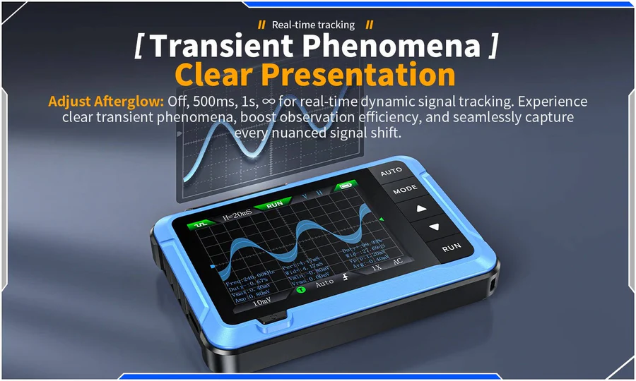 Compact Handheld Oscilloscope for DIY Electronics