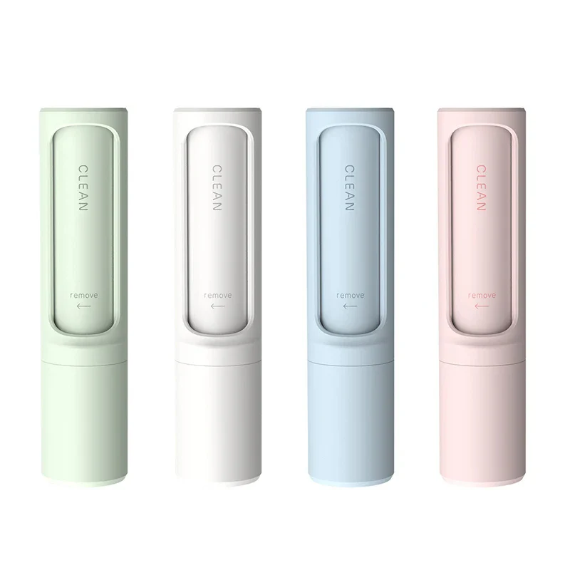 Pet Grooming Brush with Built-In Lint Roller Tool