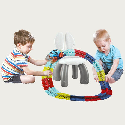 Fesara Fun LED Racing Track Set for Kids