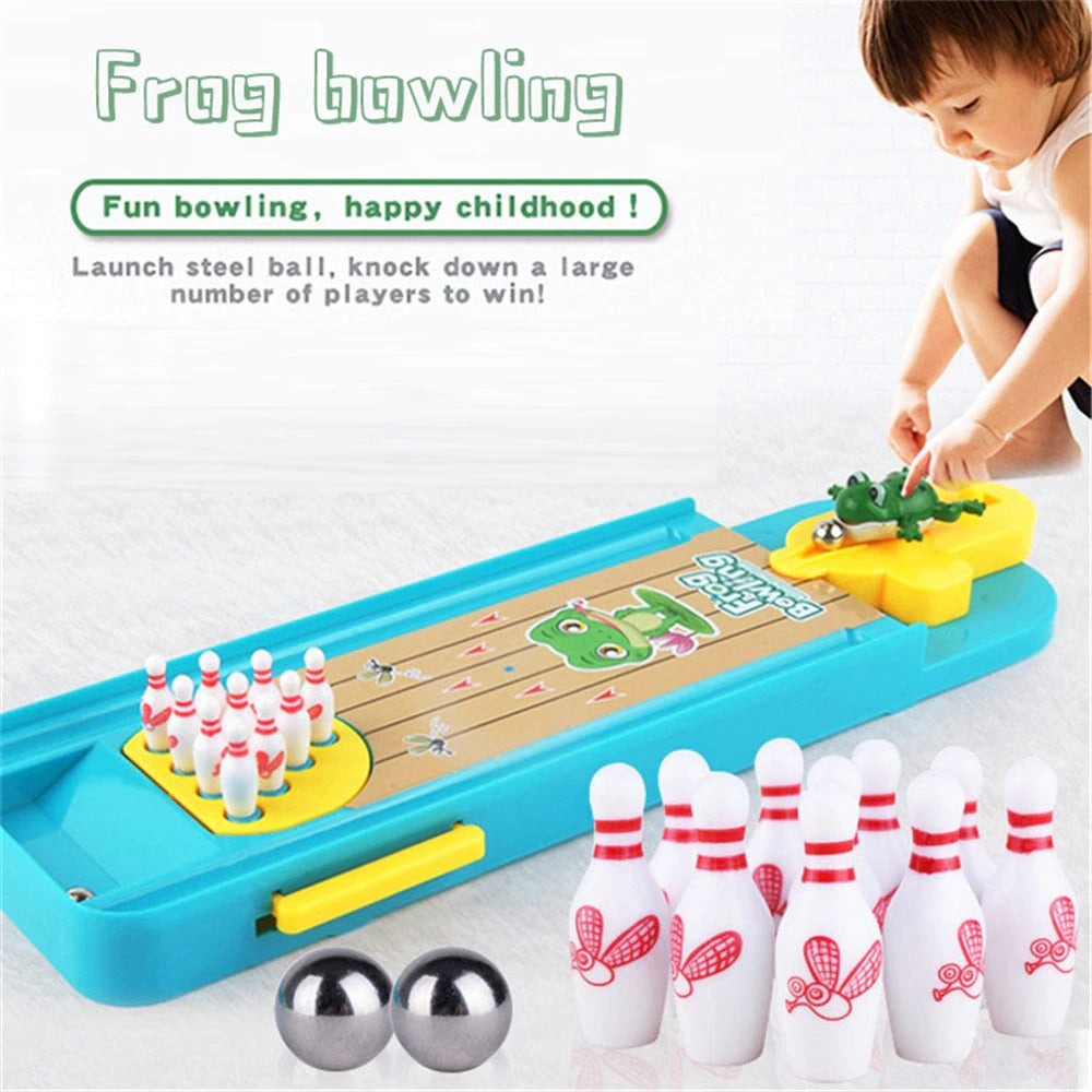 Compact Kids Bowling Game Set