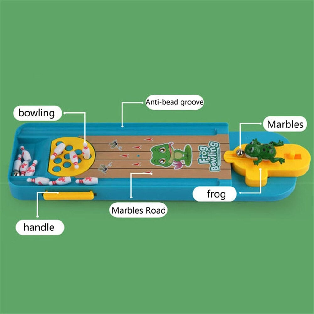 Compact Kids Bowling Game Set