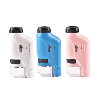 Compact Pocket Microscope for Kids and Beginners
