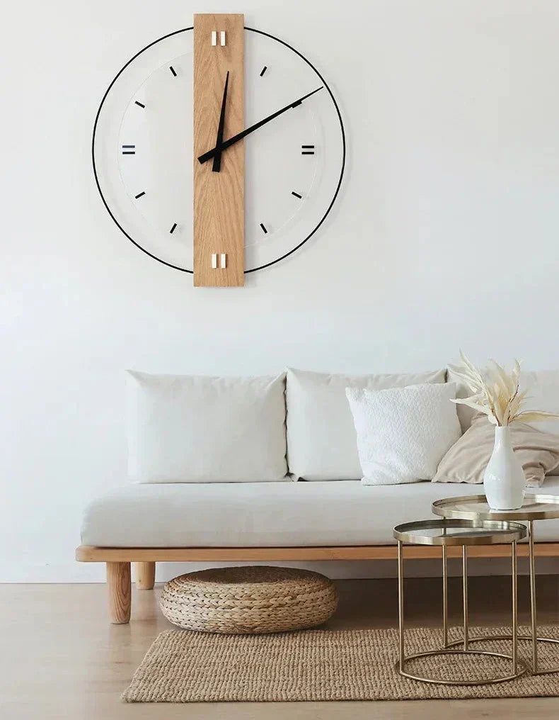Quiet Wooden Silent Sweep Clock - Fesara