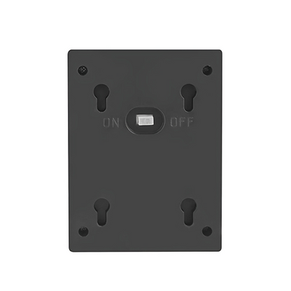Outdoor Solar Powered Lamp Waterproof Black LED