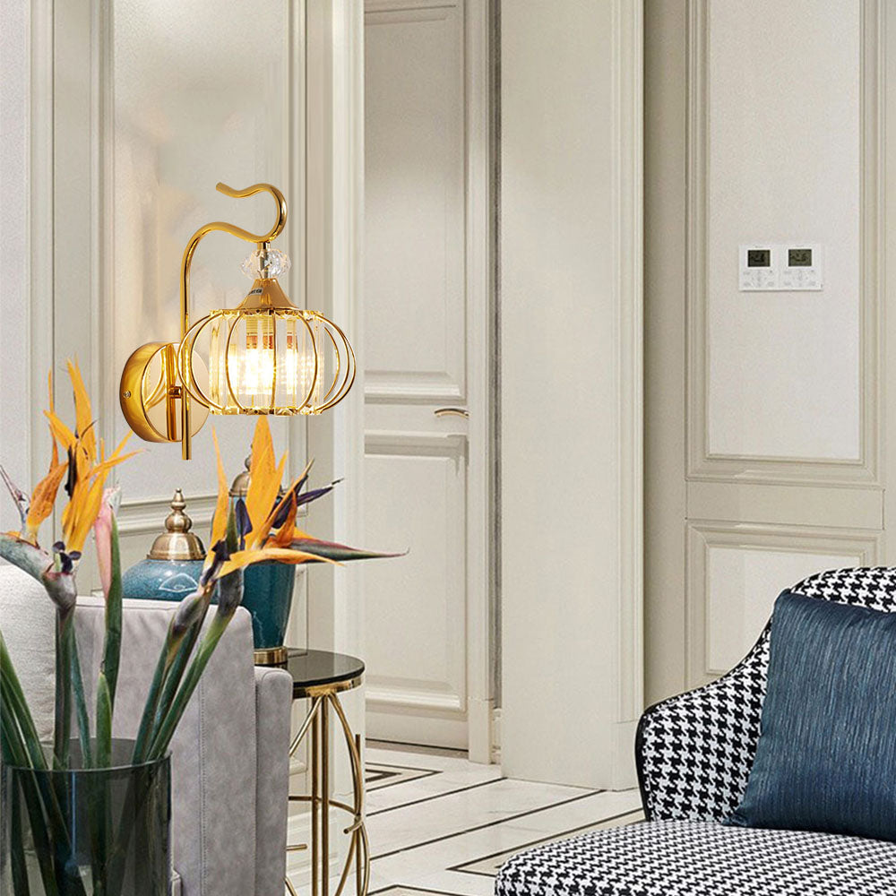 Metallic Modern LED Wall Light Fixture