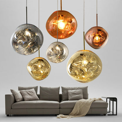 Chic Glass Drop Ceiling Light - Fesara