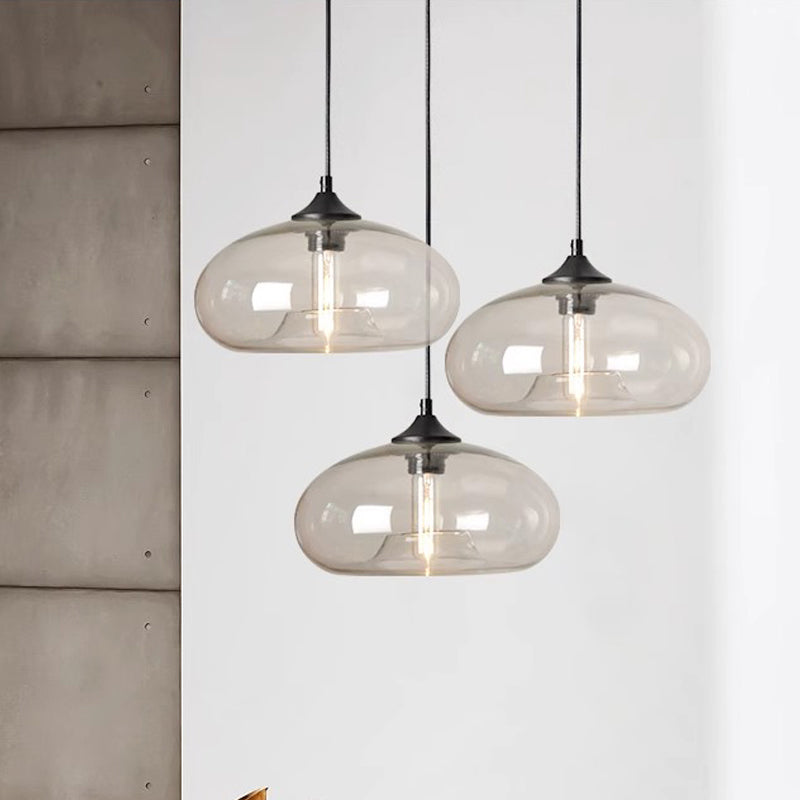 Stylish Glass Hanging Lamp in Various Colors