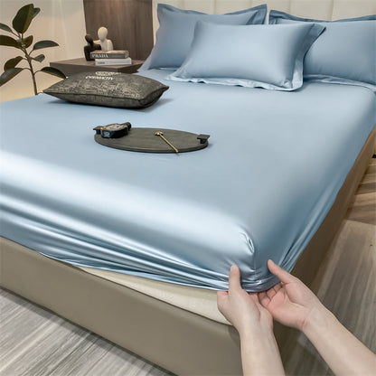 Soft Cotton Fitted Sheet with Elastic All Around