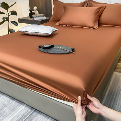 Soft Cotton Fitted Sheet with Elastic All Around - Fesara