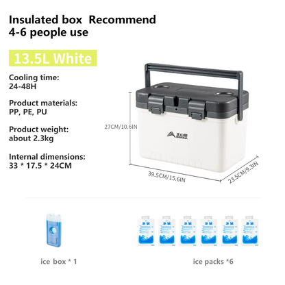 Big Outdoor Insulated Portable Cool Box