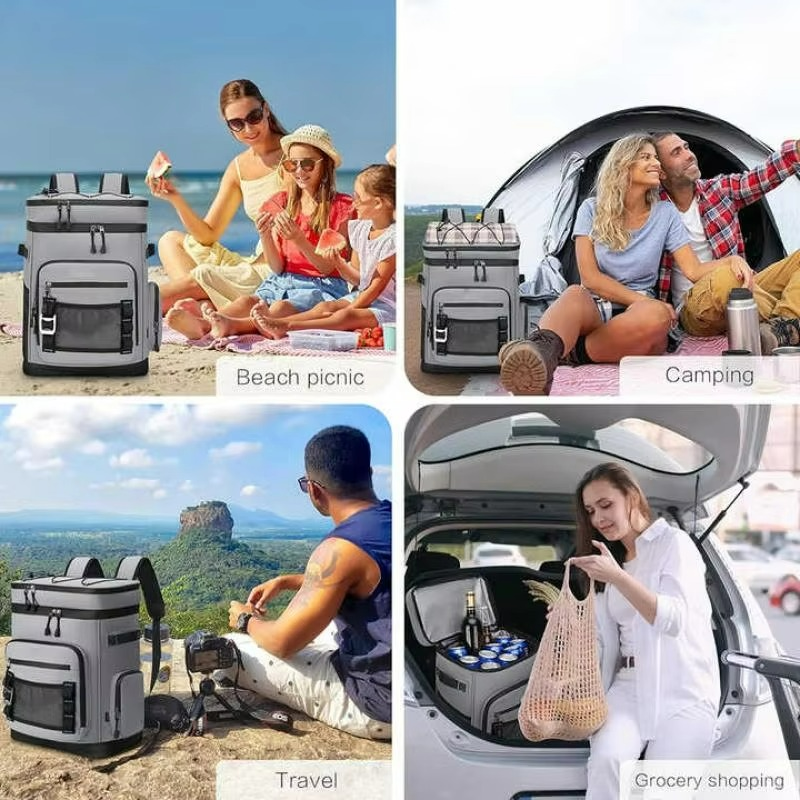 Waterproof Insulated Lunch Backpack Outdoor Travel Bag